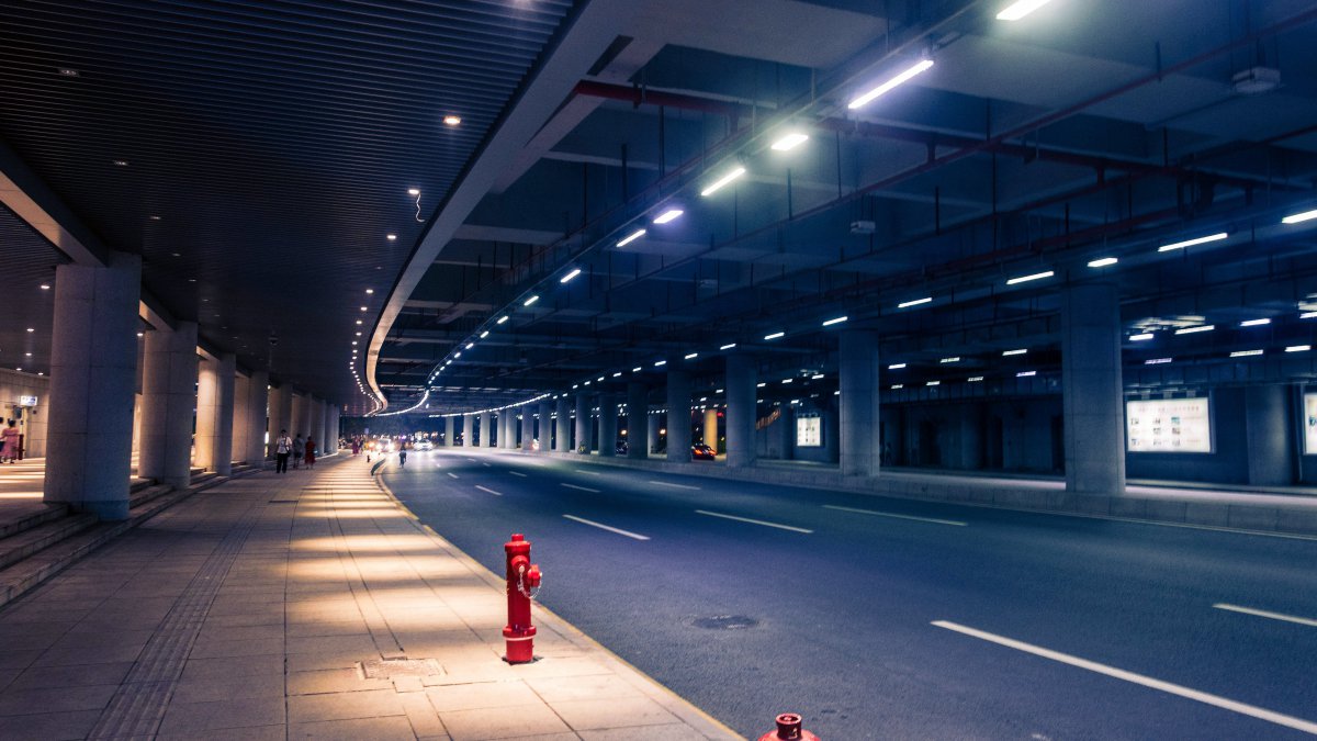 城市,交通,隧道,灯光,摄影图片,4k高清其它图片,娟娟壁纸