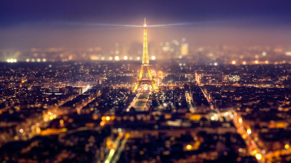 巴黎,法国地标,艾菲尔铁塔,夜景图片,4k高清其它图片,娟娟壁纸
