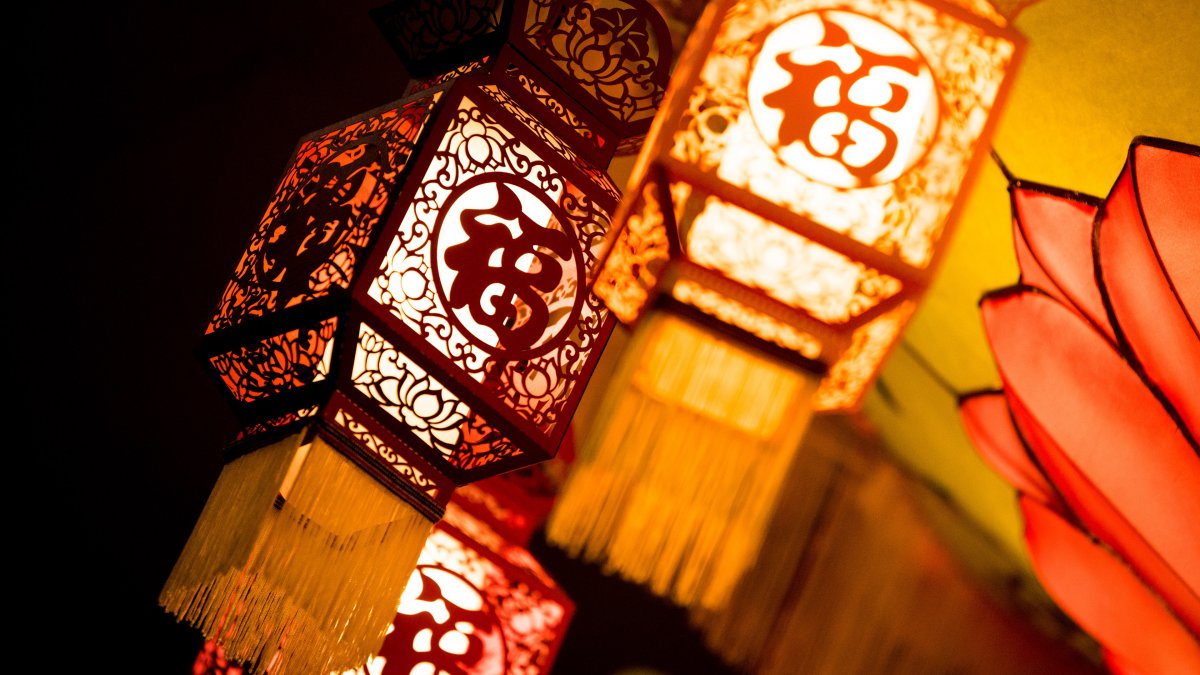 中国传统节日灯笼摄影图片