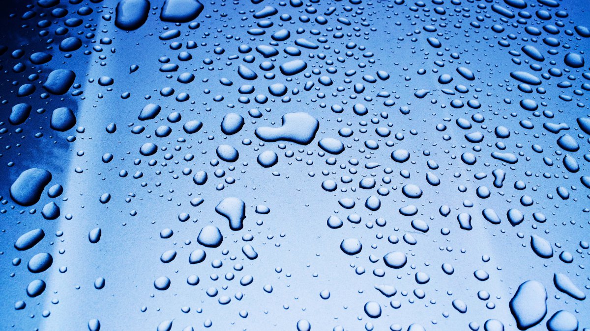 蓝色,玻璃,表面,水滴图片,4k高清其它图片,娟娟壁纸