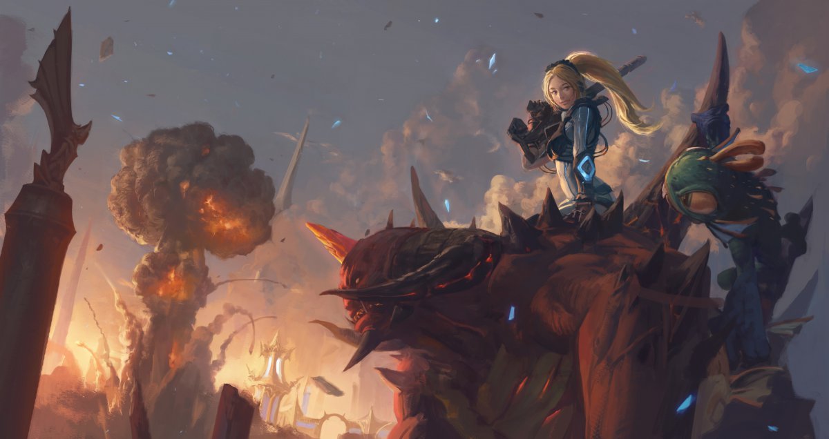 暴雪游戏星际争霸暗黑破坏神4k图片