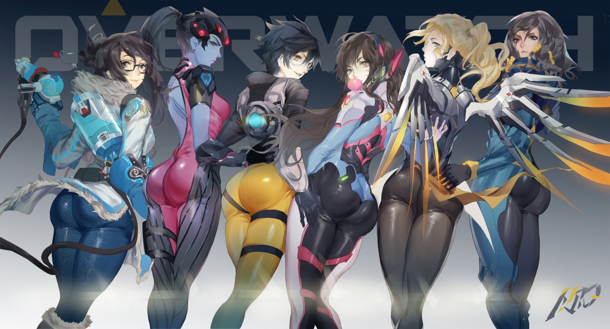 overwatch 守望先锋 微笑女孩5k 高清桌面图片