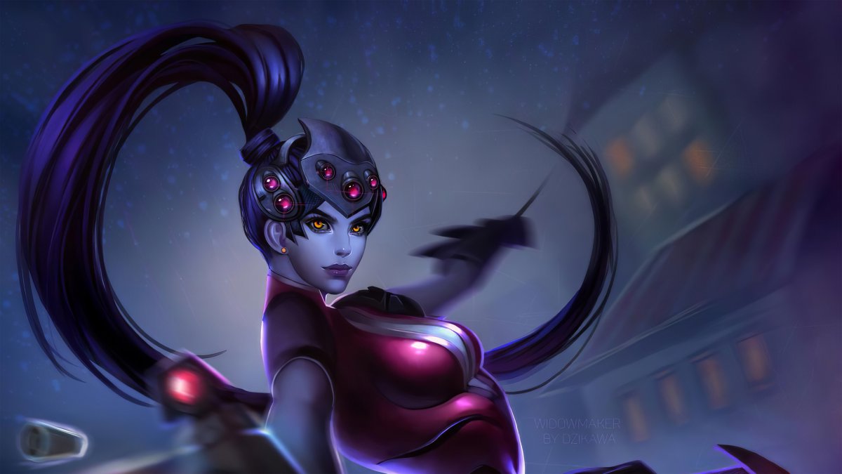 黑寡妇widowmaker《守望先锋(overwatch)》2020 4k高清游戏图片,4k高