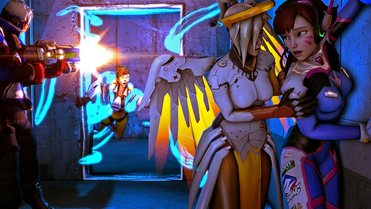 va mercy soldier: 76 tracer 守望先锋图片,4k高清游戏图片,娟娟壁纸