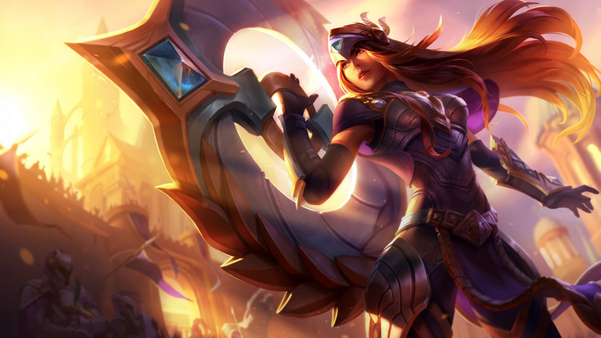 战争女神胜利女神希维尔3英雄联盟图片