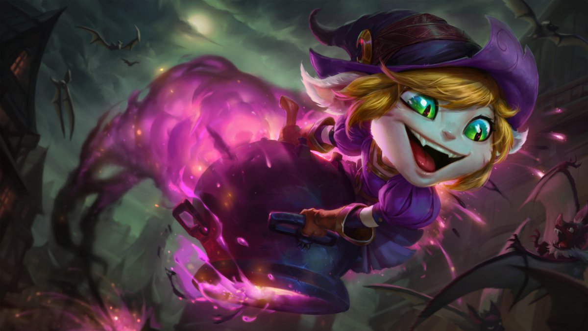 麦林炮手-魅惑女巫-崔丝塔娜 英雄联盟图片,4k高清游戏图片,娟娟壁纸