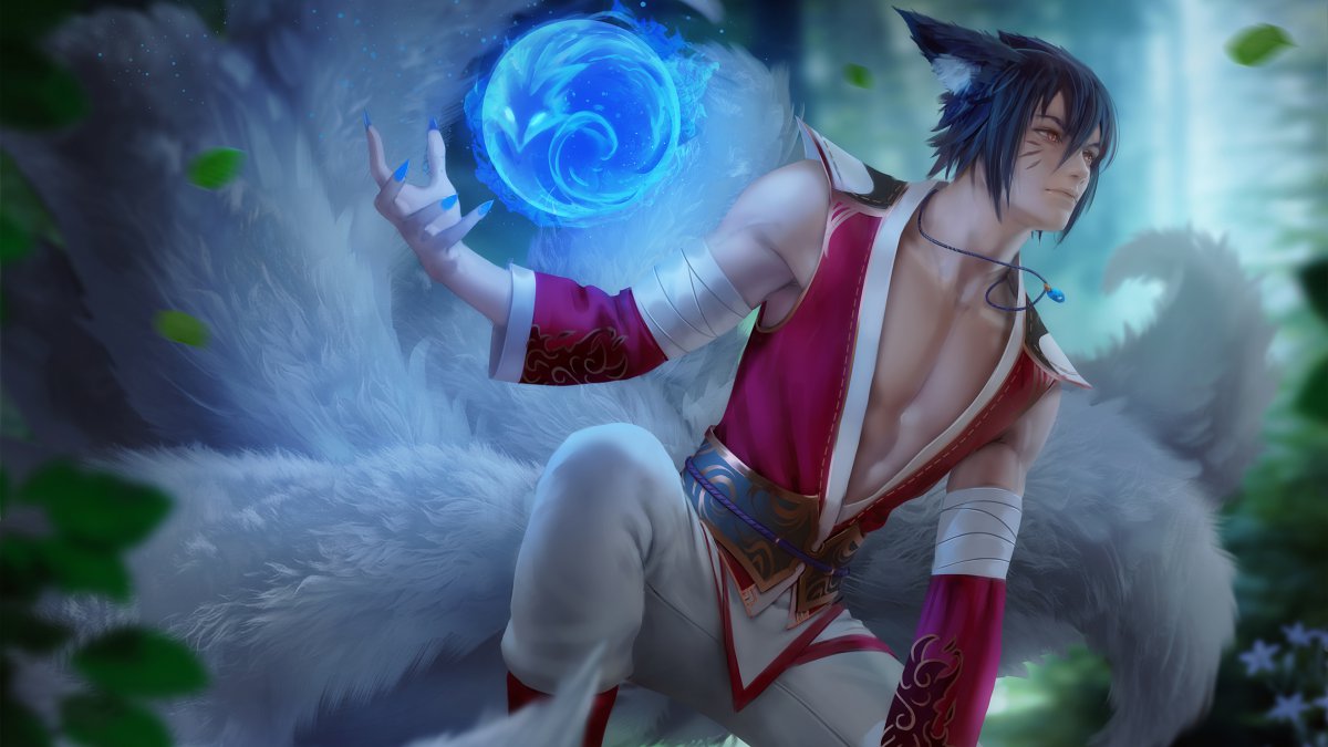 英雄联盟lol英雄联盟男版阿狸20204k游戏图片