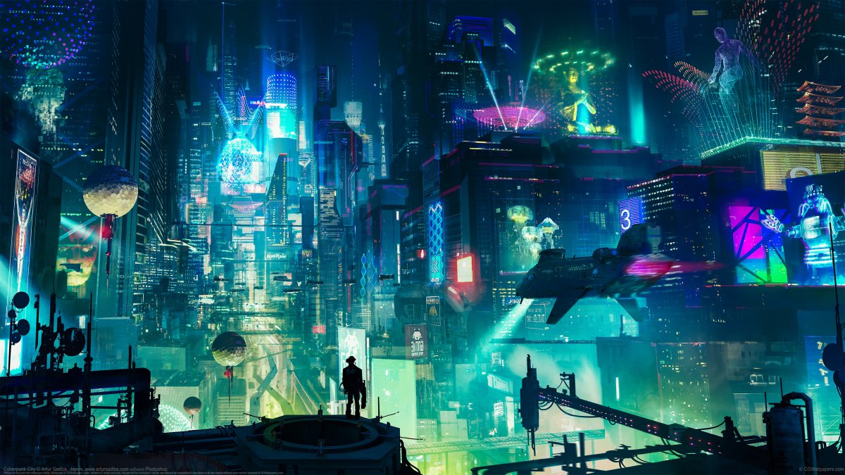 《cyberpunk city》by:artur sadlos 4k图片,4k高清游戏图片,娟娟壁纸