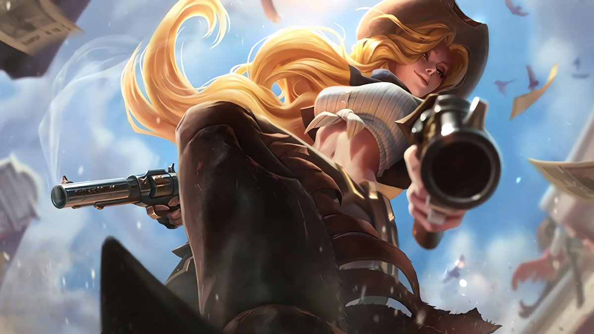 西部牛仔 厄运小姐 英雄联盟 7680x4320图片,4k高清游戏图片,娟娟壁纸