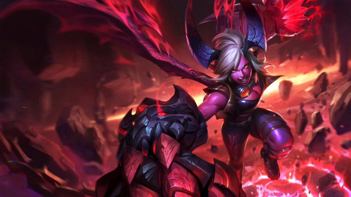 皮城执法官炼狱魔女蔚2英雄联盟图片