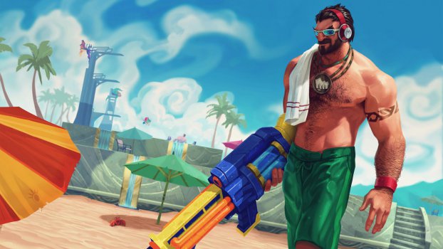 法外狂徒冰雪节格雷福斯男枪英雄联盟图片