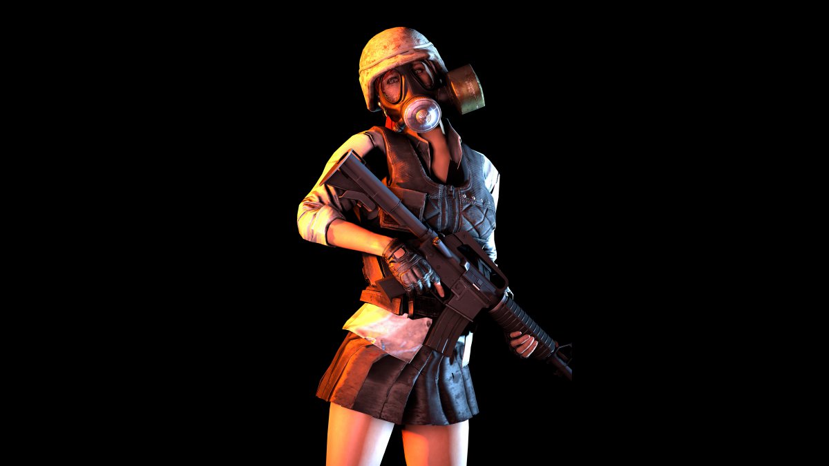 pubg girl 绝地求生吃鸡8k7680x4320图片,4k高清游戏图片,娟娟壁纸