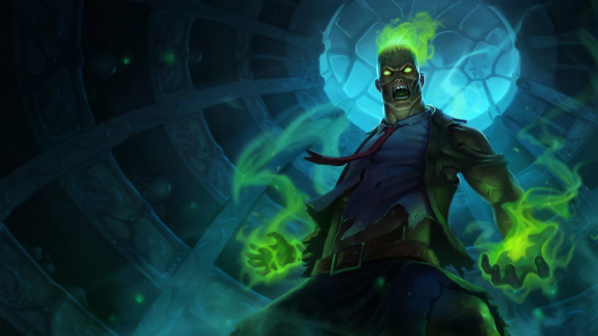 复仇焰魂丧尸布兰德英雄联盟图片