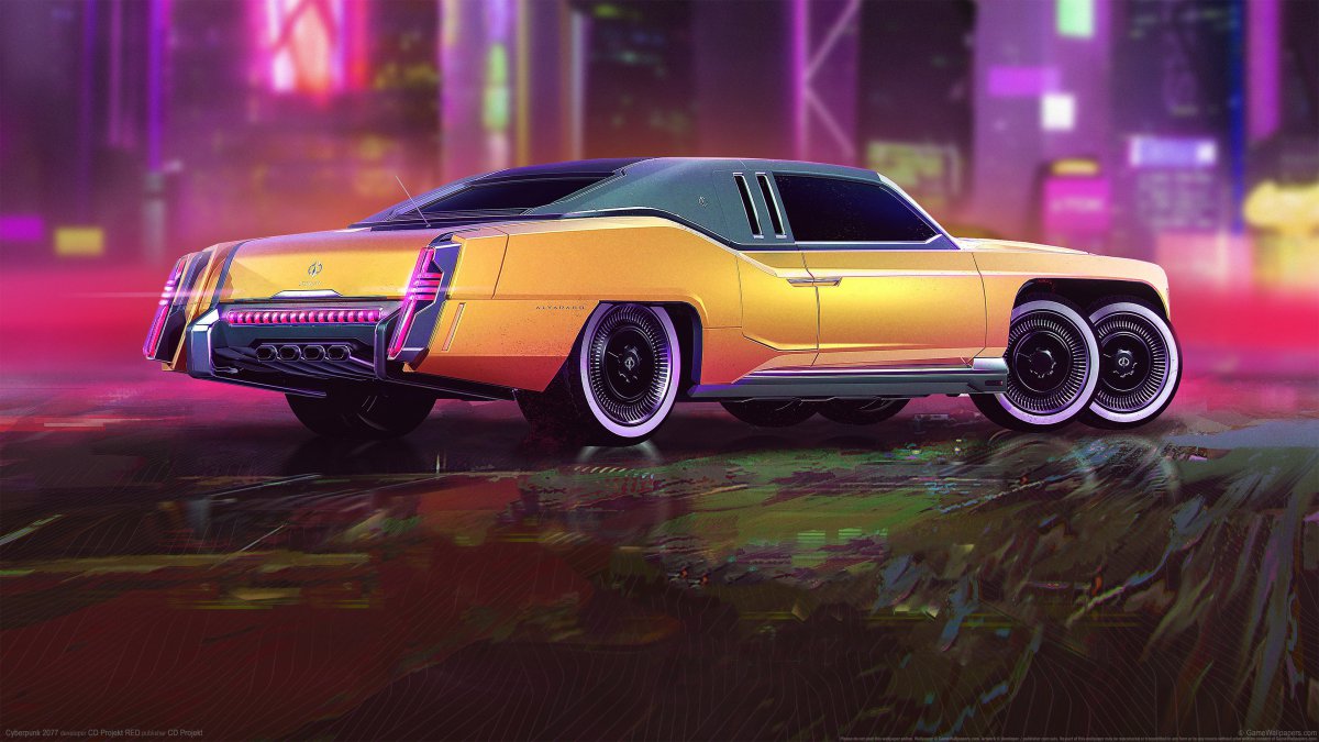 赛博朋克2077cyberpunk2077搞笑汽车4k游戏图片