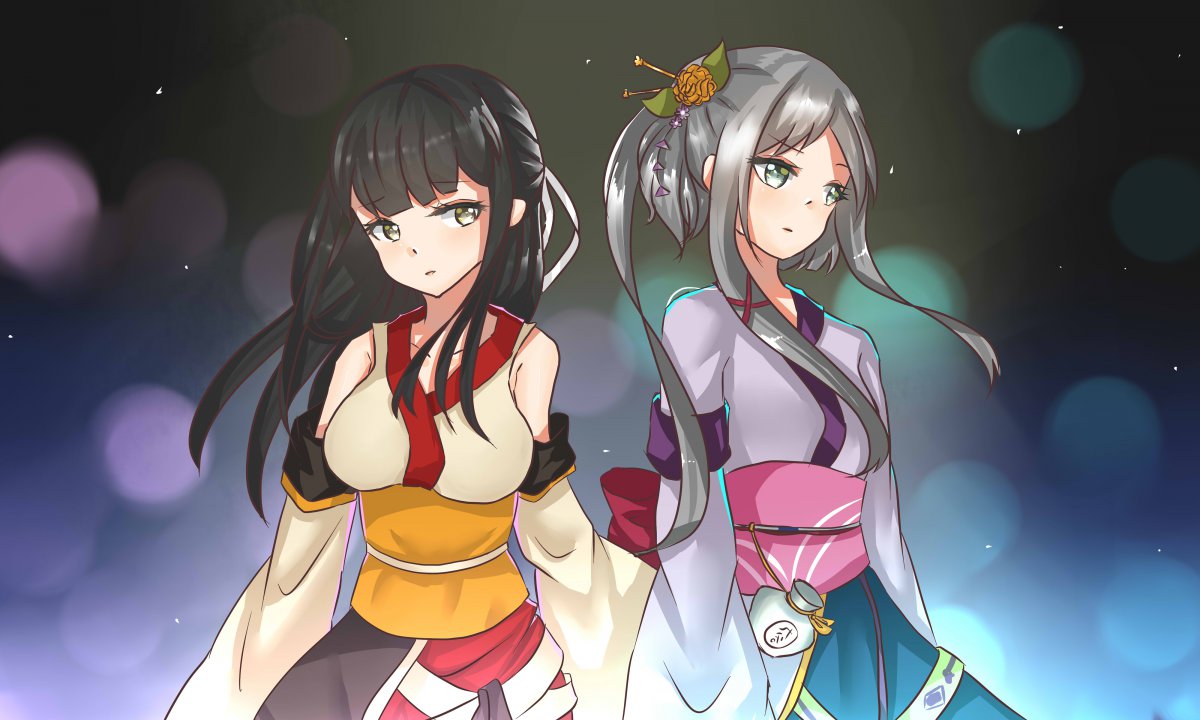 战舰少女 星空 赤城加贺4k动漫图片,4k高清动漫图片,娟娟壁纸