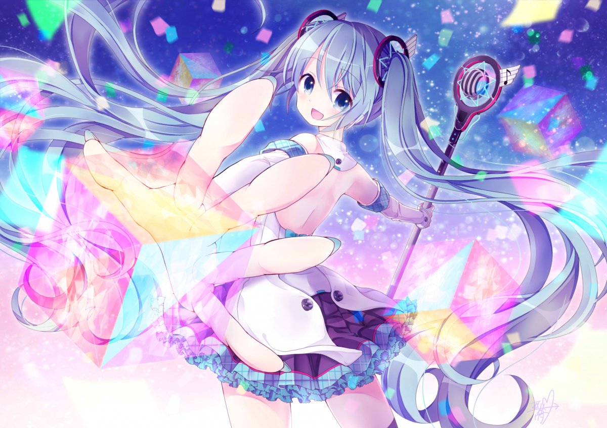 魔神 初音少女5k图片