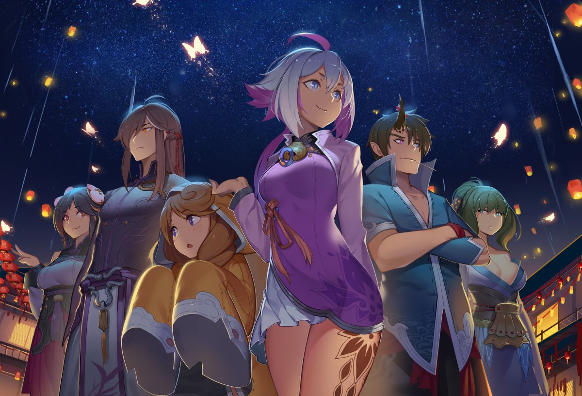 仕事绘 动漫美女帅哥人物4k图片,4k高清动漫图片,娟娟壁纸