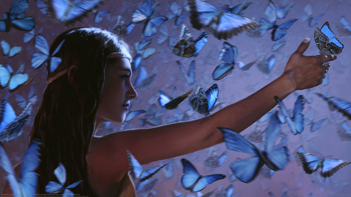 蝴蝶女王4k图片,4k高清动漫图片,娟娟壁纸