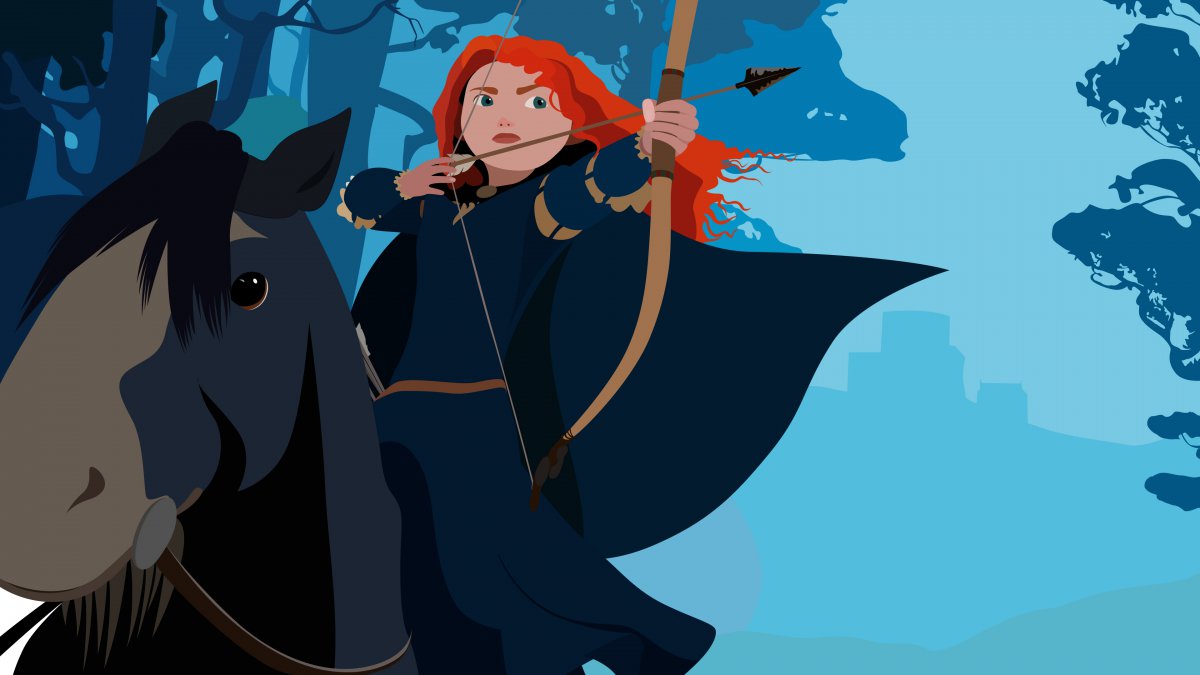 梅莉达merida (4k)图片,4k高清动漫图片,娟娟壁纸