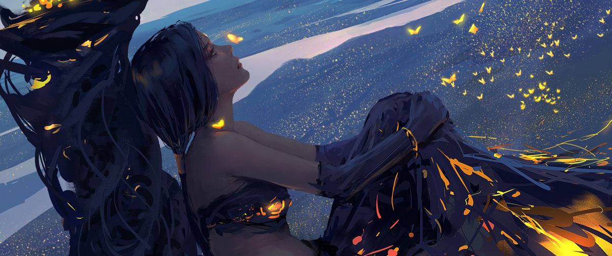 鬼刀风铃 蝴蝶飞舞图片