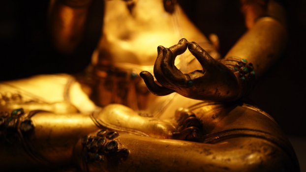 佛教打坐手势图片