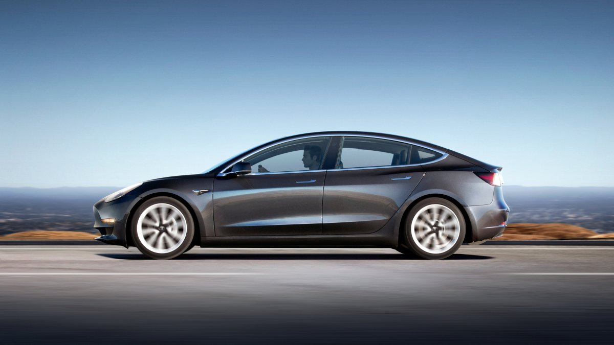 特斯拉model 3電動汽車圖片,4k高清汽車圖片,娟娟壁紙