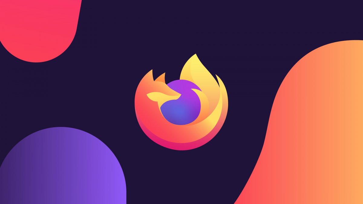 2022年firefox炫彩標誌抽象高清設計圖片