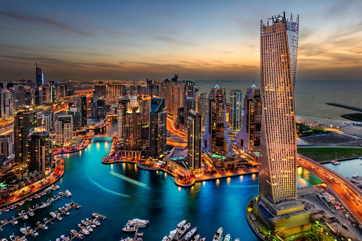 迪拜最美的风景图片图片
