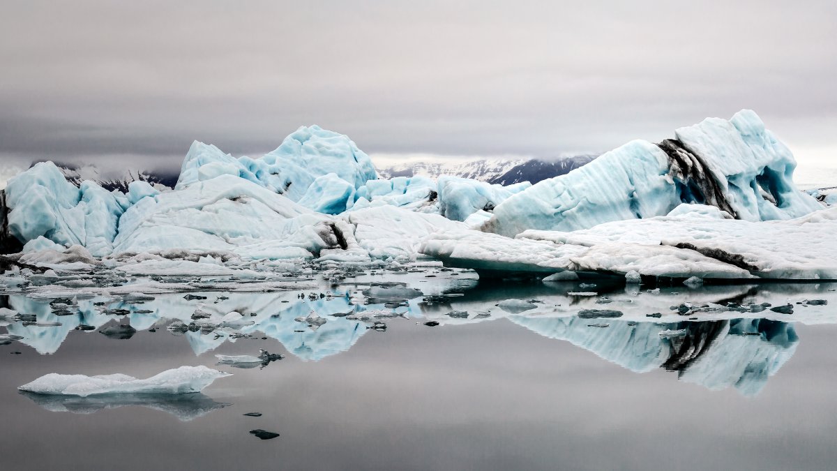 冰岛jokulsarlon泻湖 冰川 冰山风景图片,4k高清风景图片,娟娟壁纸