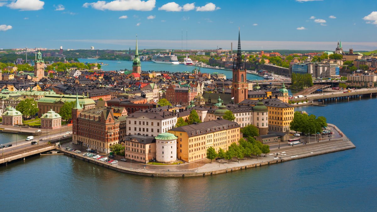 瑞典河流图图片