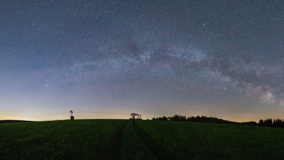 銀河系 全景 繁星點點的天空 夜晚的天空 星空4k圖片,4k高清風景圖片