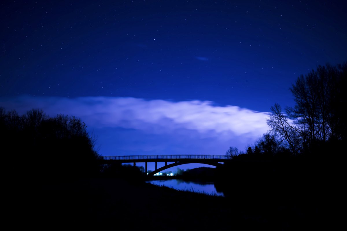 夜间 夜晚的天空 云 黑暗 5k风景图片图片