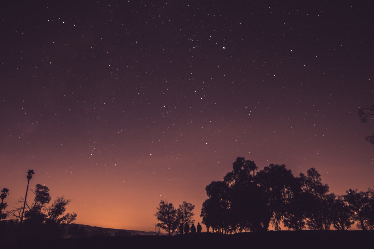 晚上 夜空 星星 星空 觀察者 5k圖片圖片,4k高清風景圖片,娟娟壁紙