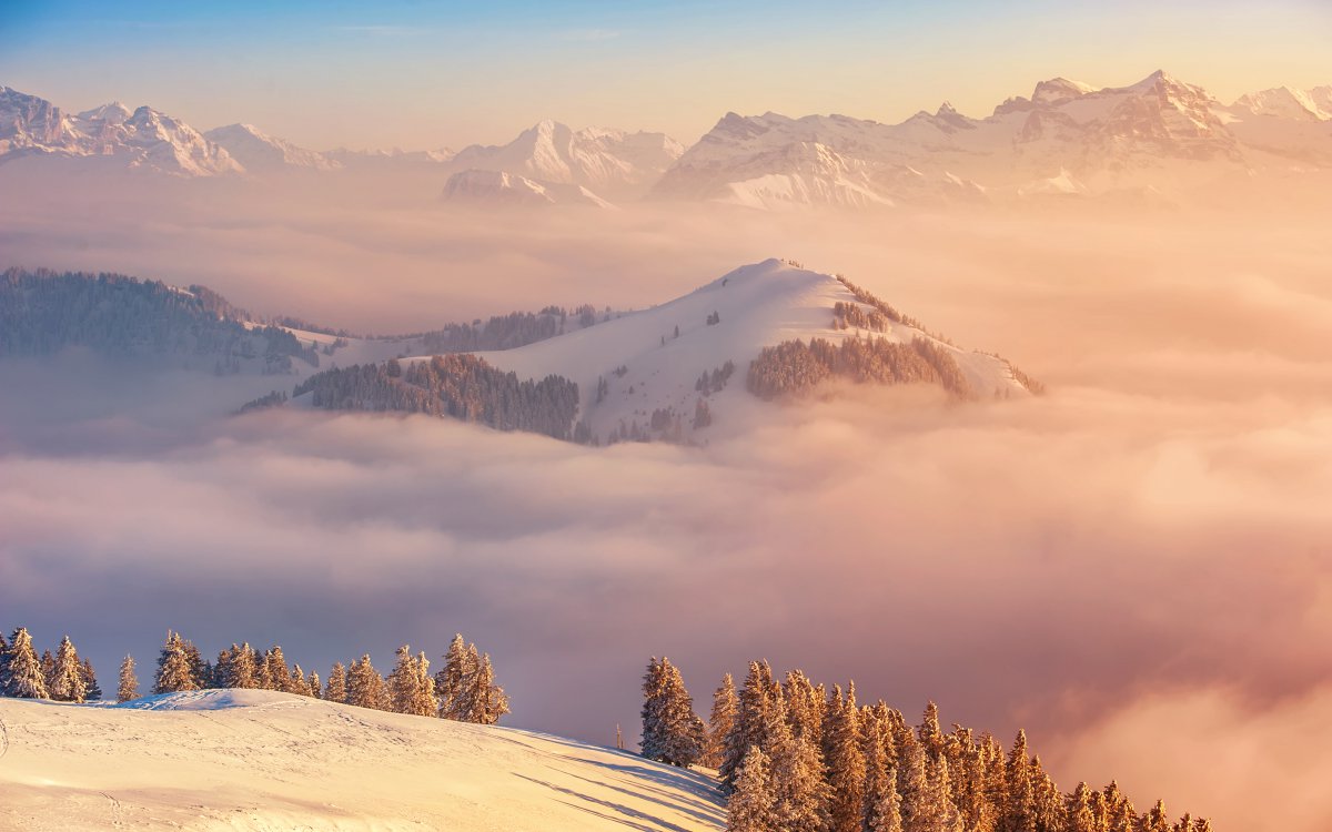 高处山 云 雪山 4k风景图片,4k高清风景图片,娟娟壁纸