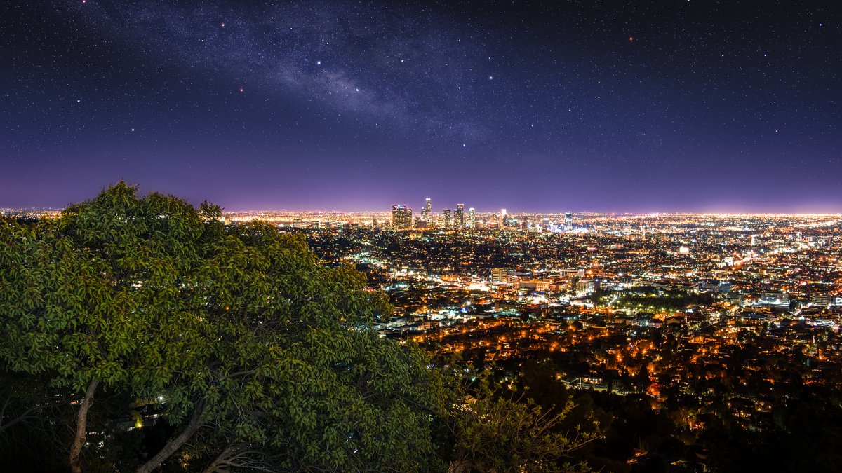洛杉矶夜景 壁纸图片