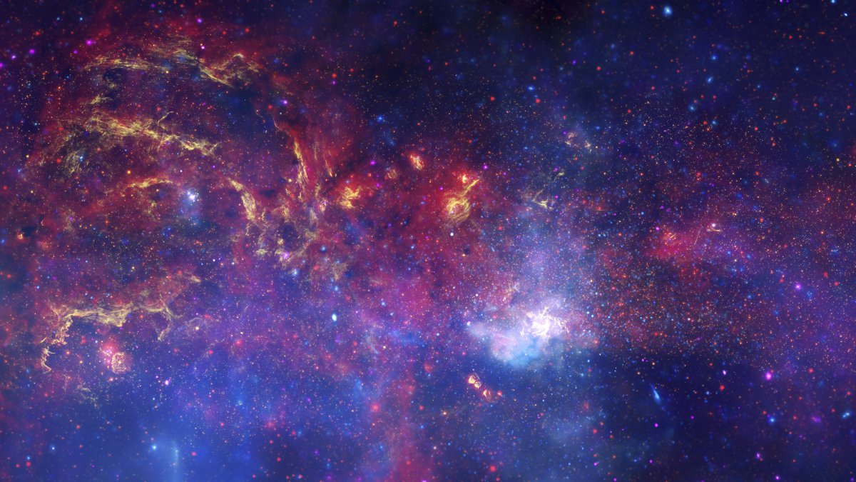 银河系中心4k桌面图片,4k高清风景图片,娟娟壁纸