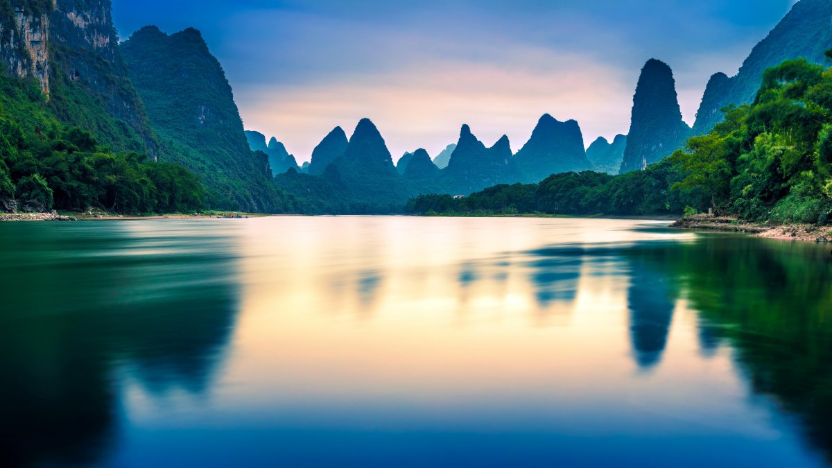 中国,美丽,自然,风景,高山,河流图片,4k高清风景图片,娟娟壁纸
