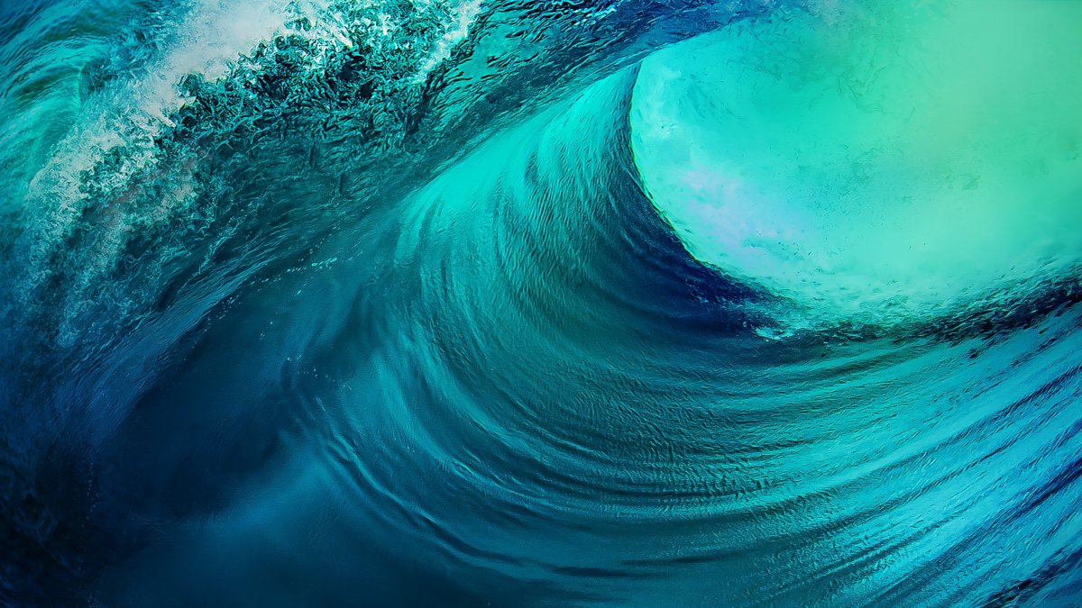 vivo nex 3蓝色海浪图片,4k高清风景图片,娟娟壁纸