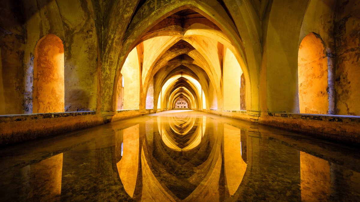 塞维利亚王宫图片,4k高清风景图片,娟娟壁纸