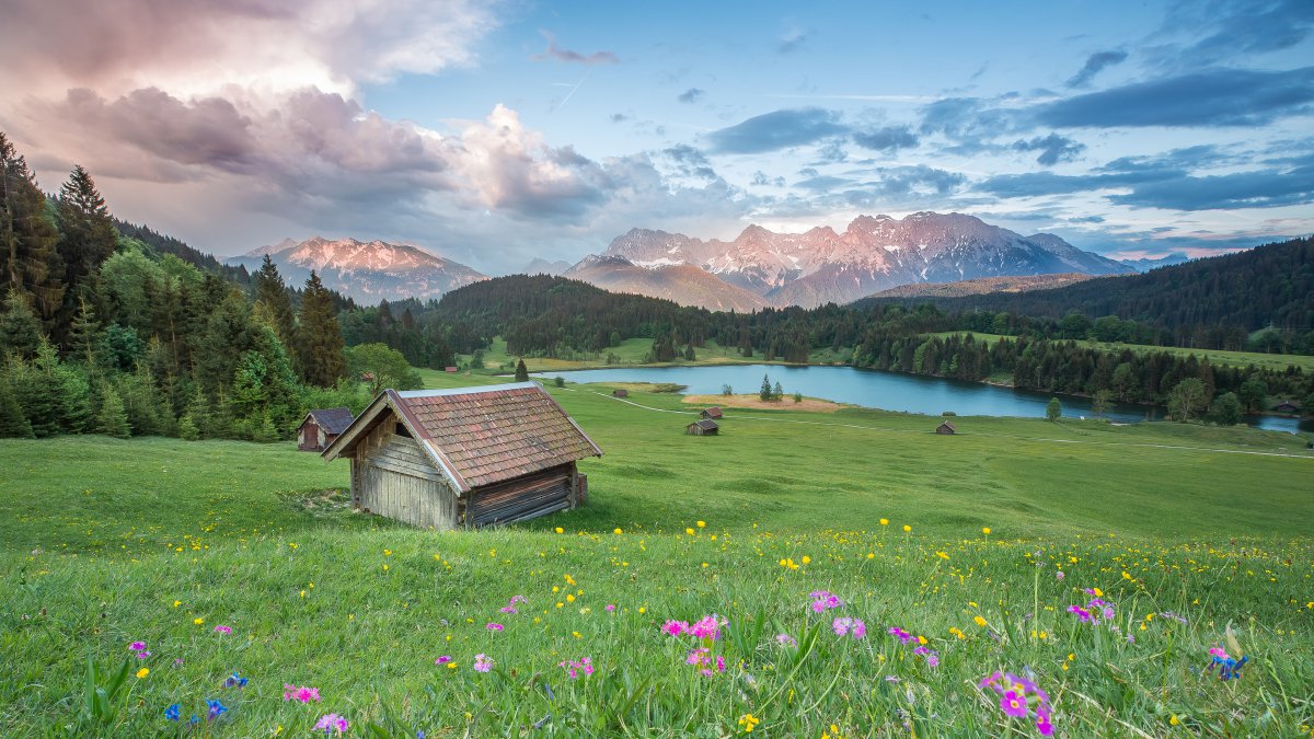 阿尔卑斯山风景4k高清图片,4k高清风景图片,娟娟壁纸