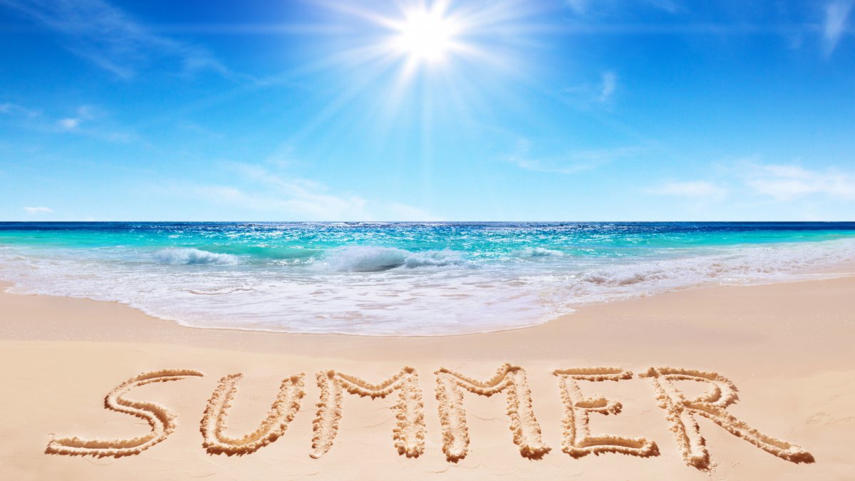 夏天的海滩风景图片,4k高清风景图片,娟娟壁纸