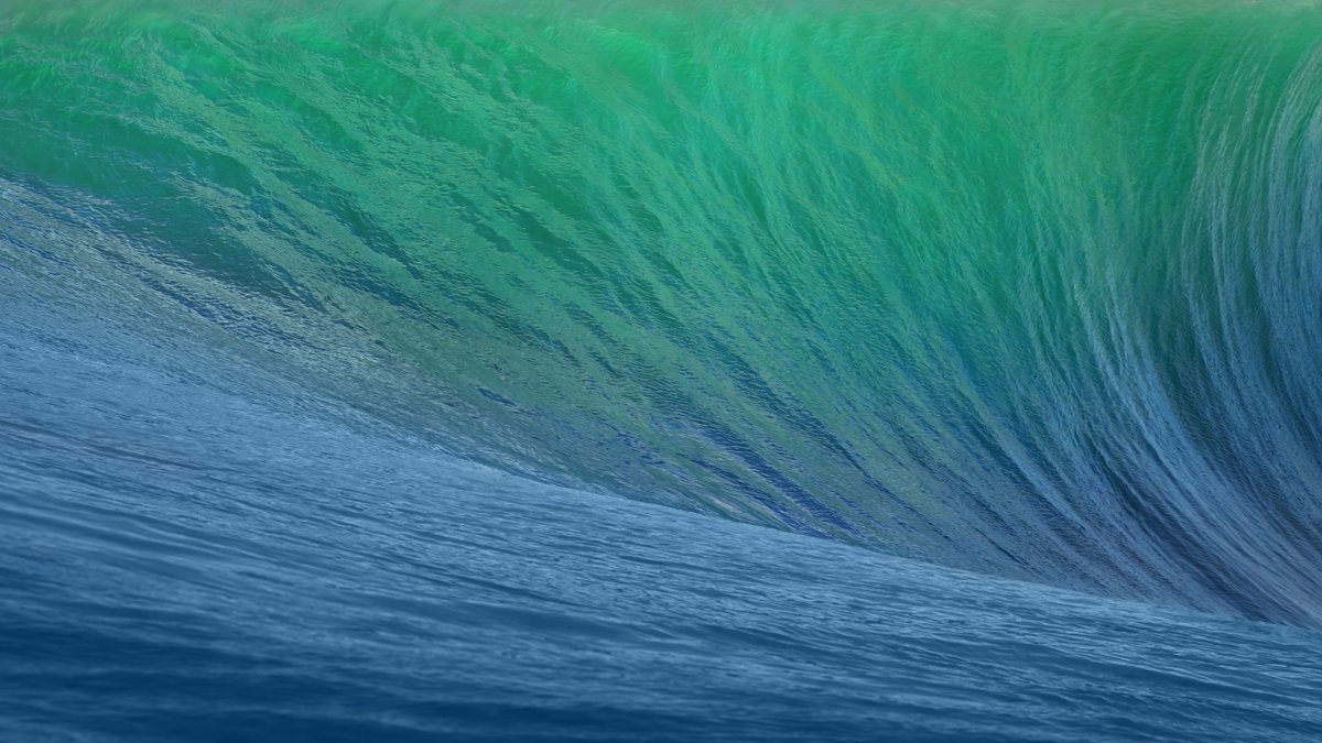 苹果海浪壁纸锁屏图片