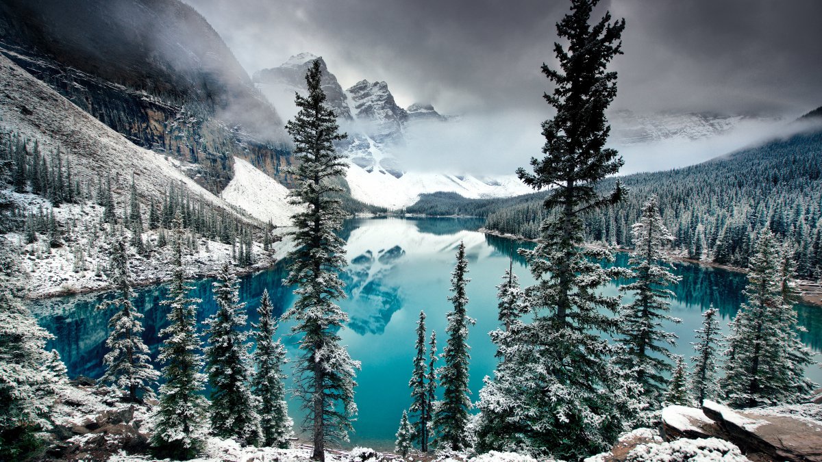 世界最美雪景加拿大图片