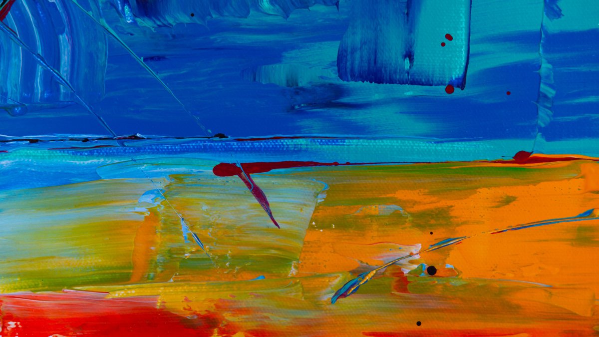 高清彩色颜料笔触纹理图片,4k高清其它图片,娟娟壁纸