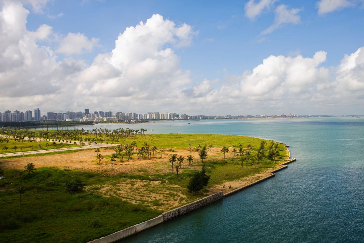 海南海口旅遊城市風光-建築壁紙-高清建築圖片-娟娟壁紙