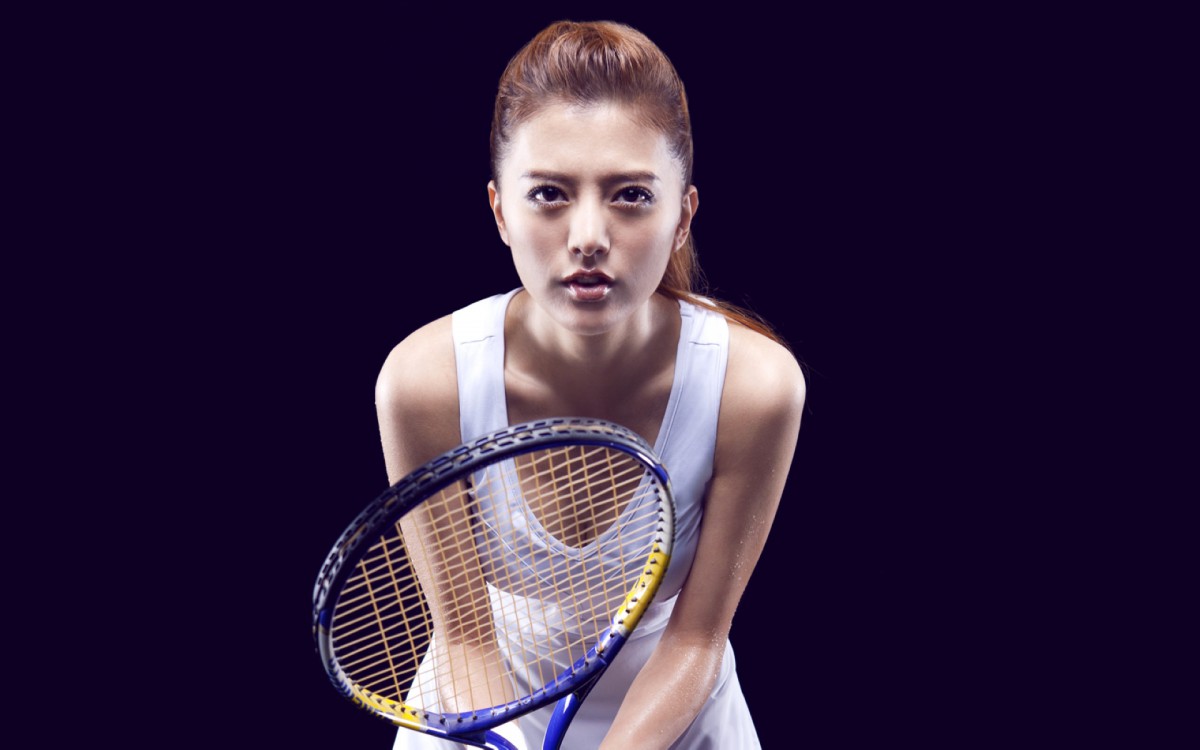 美女阿兰网球写真壁纸48