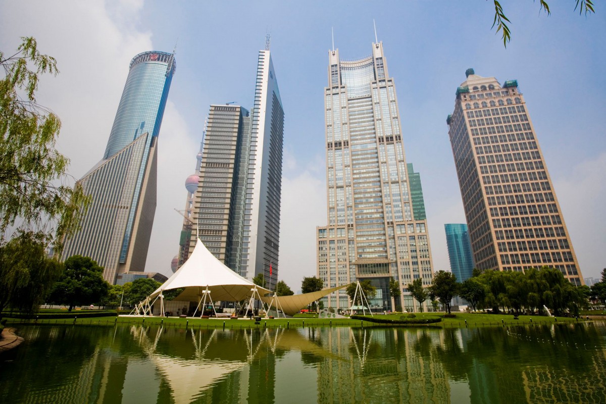 上海浦东高楼风景-建筑壁纸-高清建筑图片-第6图-娟娟壁纸