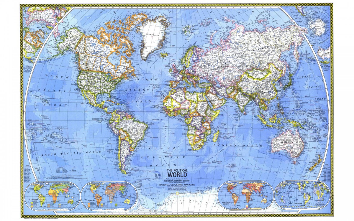 外国地图 全景图片