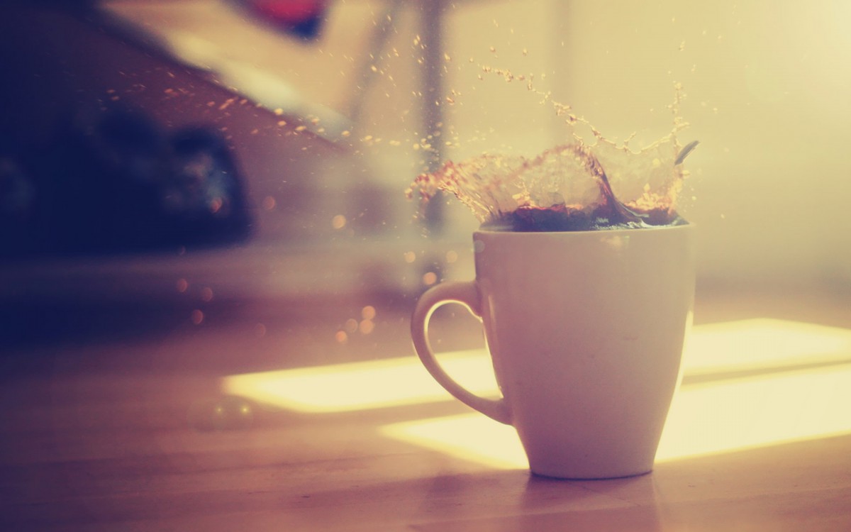 温暖浓郁的咖啡杯高清壁纸(13/18)