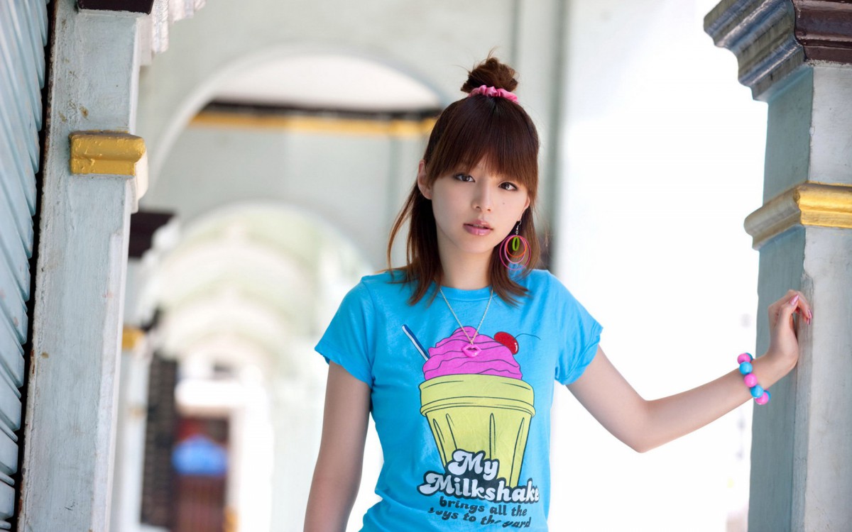 平野绫清纯阳光美少女壁纸(14/16)